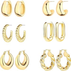 Gold Hoop Earrings